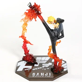 Et Stykke Sanji Diable Jambe Ver. PVC Figur Model ACGN Figur Toy