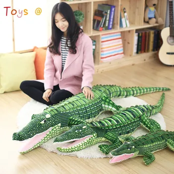Store Simulering Krokodille Dukker, Udstoppede Dyr Virkelige Liv Alligator Plys Legetøj Kawaii Ceative Pude til Børn Gave