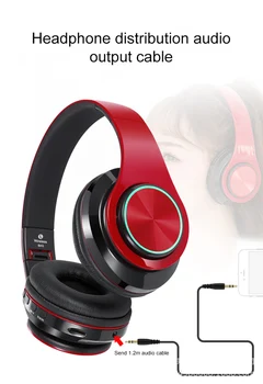 Sport Trådløse Hovedtelefoner 3D Stereo Bluetooth Headset Sammenklappelig Gaming Hovedtelefoner Med Mikrofon FM-TF Kort Hovedtelefoner med støjreduktion