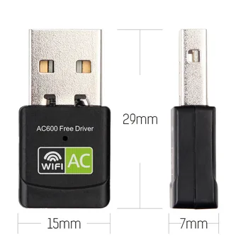 KEBIDU Gratis Driver Trådløse USB-Wifi-Adapter Modtager 600Mbps 2.4+5 Ghz USB-Wifi 802.11 n/g/b netværkskort Nye Version Til PC
