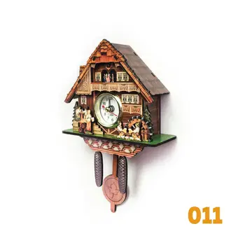 Gøg Stue Vægur Bird Alarm Clock Ur Moderne Korte Børn Dekorationer Hjem Dag Tid Alarm