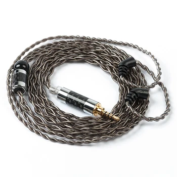 Yinyoo 4 kerne Sølv Forgyldt opgradere kabel 2.5/3.5/4.4 mm Balanceret Kabel til BLON BL-03 BL-05 BL05