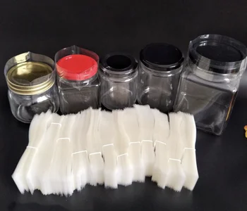 2020 Nye 200pcs Pvc Transparent Heat Shrink Bånd Til Glas, Flasker, Kapsler, Jar Munden Forsegling Film Cap (Band Diameter * Højde)