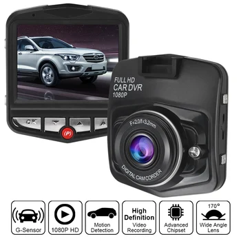 Full HD 1080P Dash Cam Video Registrator Videokamera Optager Loop Optagelse Mini Bil DVR Kamera, G-sensor, nattesyn Dashcam