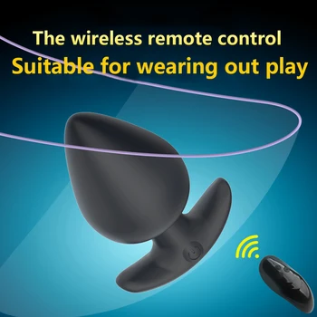 Anal Vibrator til Manden Wireless Remote Control Silicone Butt Plug til Gay Plug Sex Legetøj til Kvinde Voksen Produkter Prostata Massager