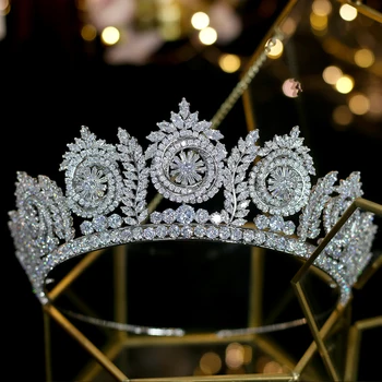 ASNORA Nye Kroner til den Europæiske Bryllup Hår Tilbehør til Bruden Crown Brudekjole Tilbehør Tiaras