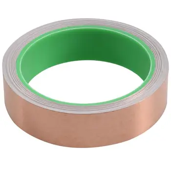 Kobber Folie Tape med Ledende Lim (25mm X 11meters) - Slug Afvisende, EMI Afskærmning, de Farvede Glas, Papir Kredsløb
