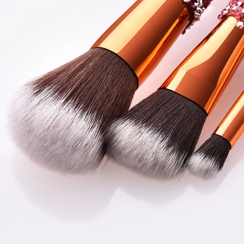 10stk Luksus Makeup Pensler Sæt Diamant-besat Foundation Blending Pulver Eye Brush Ansigt med Bag Makeup værktøjskasse maquillaje