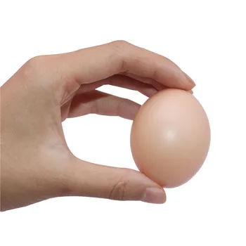 20 stk Fjerkræ Serie Plast Falske æg 55*43mm Høns klække reden æg legetøj til Børn Farm Animal Bure, Tilbehør DIY maleri