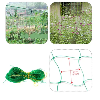 1Pc Planter Klatre-Net Have Grønne Nylon Espalier Netting Mesh Klatring Bean Plante Net Vokse Hegn Klatring Net Haven Forsyninger