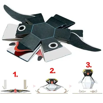 DIY-Scrapbog Papir Udsmykning Papir Haruki Nakamura Papir Legetøj, Dyr Origami-Kirigami Folde Opdage Sød legetøj