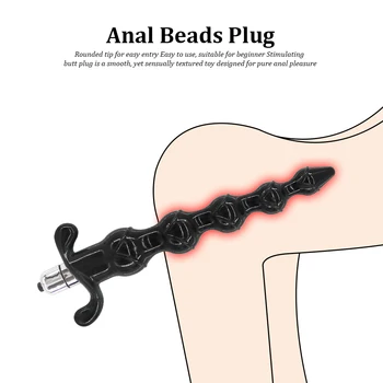 EXVOID Silicone Butt Plug-Jelly Vibrator Anal Vibrator-Plug G-spot Prostata Massager Sex Legetøj til Kvinder, Mænd Gay Voksen Produkter