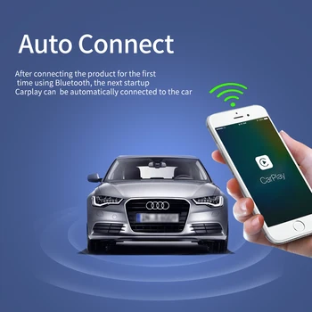 Carlinkit 2.0 Trådløs CarPlay Aktivator Dongle til Honda Plug and Play med CarPlay Kablet til Trådløse Auto Connect IOS 14