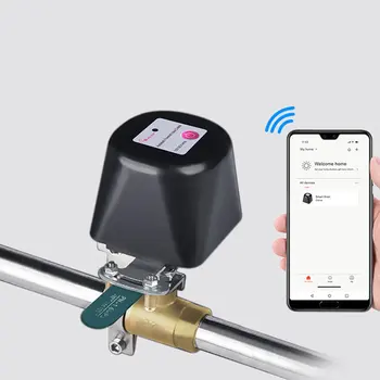 Tuya Smart Wifi Ventil Stick Og Bruge Ip67 Vandtæt App Skubber Alarm For Vandlækage Forebyggelse Security Guard 1 Sæt
