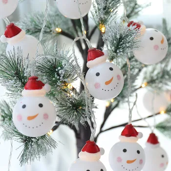 Nytår Gaver Snemand Santa Claus juletræspynt Garland Julepynt til Hjem Natale Noel Jul 2019,Q