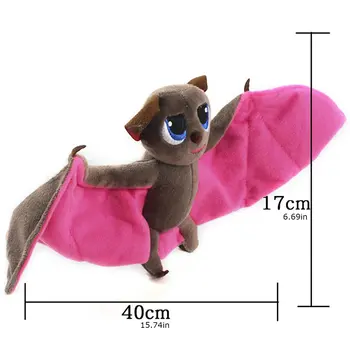 ) 1 Sæt Bat Bløde Dukke Udstoppet Legetøj Vampyr Omdannet Til Bat Bløde Dukke Kreativt Legetøj, Som Børn Sport Bat Bløde Dukke Toy