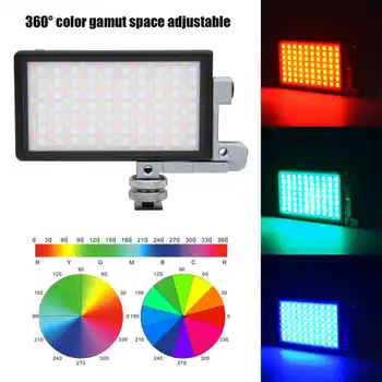 BOLING P1 Fyld Lys Bærbare Små Justerbar for Kameraet RGB 9 Specielle Effekter Udvendige 12W Fyld Lys Lomme Fyld Lys