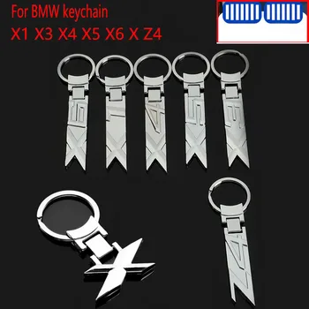 Til BMW X1 X3 X4 X5 X6 Z4 E84 F48 E83 F25 G01 F26 G06 E53 E70 F15 G05 F16 E71 Ydeevne 3D-Metal Bil Nøglering Nøglering Vedhæng