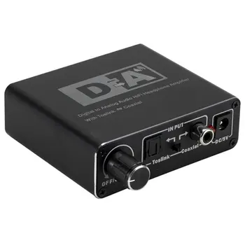 192kHz Digital-til-Analog-digital Audio Toslink Optisk Fiber Coax-Signal-til-RCA-R/L Audio Dekoder SPDIF ATV DAC Forstærker