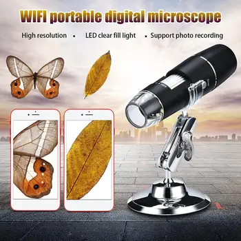 Dropship 8 LED 1000X Wifi Mikroskop Digital Forstørrelse Kamera for Android, ios, iPhone, iPad Elektroniske Stereo USB Endoskop Kamera