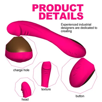 12-Tilstand G Spot Dildo Vibrator Silikone, Vandtæt Klitoris Massager Kvindelige Masturbator Voksne Produkt Sex Legetøj Orgasme