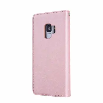 Læder Tegnebog Case Cover Til Samsung Galaxy S8 S9 S10 Plus S7 Kant Note 8 9 Flip-Telefon-etui Med kortholder Coque s10