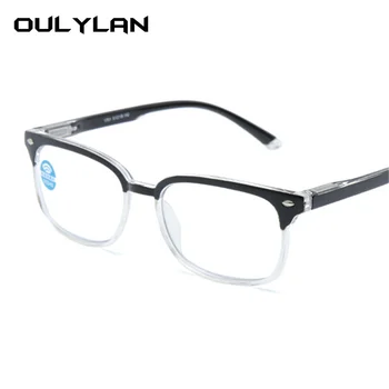 Oulylan Classic Mænd Anti-blå lys Læsning Briller Kvinder Progressiv Multifokal Langsynethed Briller Presbyopi Eyeglasse +1.0 3.0