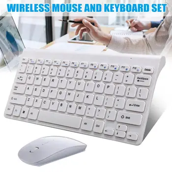2,4 GHz Trådløse Tastatur + Trådløs Mus Combo Sæt Til Bærbare PC Desktop SP99
