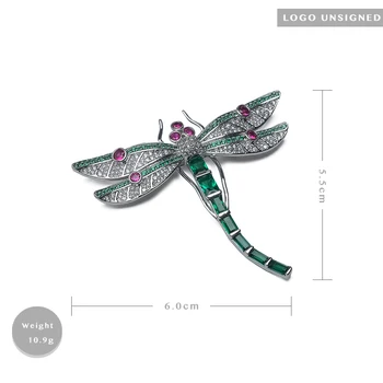 Amorita boutique Dragonfly design insekt pin-mode broche