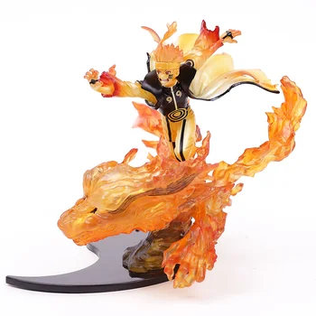 Naruto Rikudousennin Modo Flamme Uzumaki Naruto PVC-Statue Action Figur Samling Toy