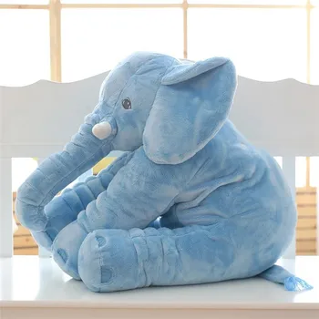 Hot 40cm60cm Højde Store Plys Elefant-Dukke fra Toy Børn Sovende Ryg Pude Sød Udstoppet Elefant Baby Ledsage Dukke Xmas Gave