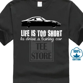 Mode Mænd Chevrolet Corvette C4 350 Livet Er For Kort Bil Elsker Toppe Print T-Shirts Til Manden, Casual Korte Ærmer D8890E