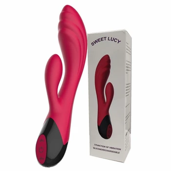 G spot Rabbit Vibrator Sex Legetøj Til Kvinder Dual Vibration Vagina, Klitoris Kvindelige Onani Voksne Produkt Dildo Vibratorer