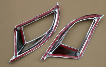 Bageste Kofanger Tåge Lys Trimmer Reflektor Overlay Til Mazda3 Hatchback BM-2016 højglans Krom Trim Udvendig Tilbehør