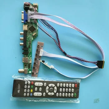 Kit til LP173WD1(TL)(N1) Panel Skærm 40pin LVDS LCD LED Controller driver board TV AV 1600X900 USB-HDMI, VGA-fjernbetjening 17.3