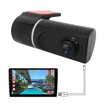 USB DVR Kamera fungerer med Android 4.4 / 5.1 / 6.0 / 7.1/8.1 Bilen Multimedia-Afspiller , Med SD-TF Kort slot , Adas Afstand Advare