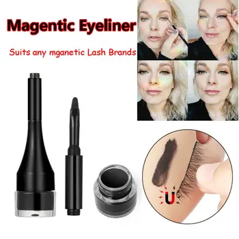 Sort Vandtæt Magnetiske Cream Eyeliner Makeup, Skønhed Comestics langvarig Eye Liner Gel Værktøjer Blyant Maquillaje Profesional