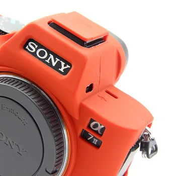 Blød Silikone Kamera tilfældet for Sony A7 II A7II A7R Mark 2 Gummi Beskyttende Body Cover Sag Hud