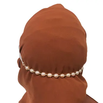 Mode til Kvinder, hijab Pearl ansigt extender øre saver Perler Beaded Chai linjer Stropper Holder til damer