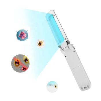 GM-2w Håndholdte UVC-Lampen Sterilisator UV Sterilisator Desinfektion Lampe Folde Ultraviolet Bakteriedræbende Lys Baktericide Lampe
