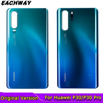 Huawei P30 Tilbage batteridækslet Bag Glas Dør Boliger Tilfælde ELE L09 L29 For Huawei P30 Pro Batteri Cover Med lim VOG L04