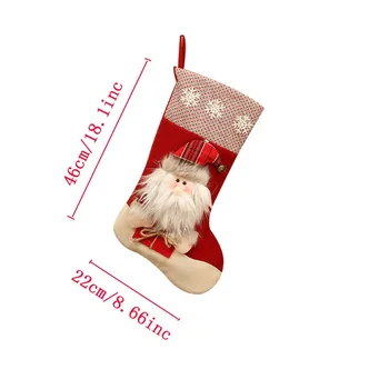 Santa Claus Sokker Slik Sokker Jul De Julegave Sokker 2020 Julepynt Juletræ Décoration Noel
