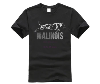 Malinois - Belgiske Hyrde - Mechelaar t-shirt Mode Custom Rund Hals