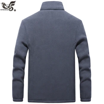 Plus størrelse M~9XL vinter hættetrøjer mænd varm tyk uld Liner Sweatshirts hoody mandlige outwear Taktiske soft shell fleece jakker frakker