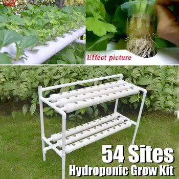 54 Anlæg Hydroponiske Systemer Vokse Kit Børnehave Potter Anti Skadedyr Soilless Dyrkning Indendørs Haven Kultur Planter Grøntsager