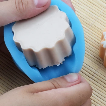 Silikone Sæbe Skimmel Håndlavet Cream Cake Form Håndværk Harpiks Skimmel