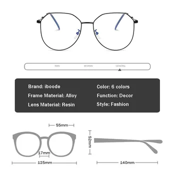 Elbru Kvinder Retro Nærsynethed Briller Ramme Vintage Optiske Briller Færdig Kortsynede Briller Dioptri -0.5 at -4.0