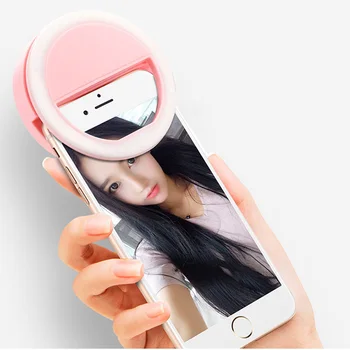 TOKOHANSUN 36 lampe USB-opladning LED Selfie Ring Lys til Iphone, Samsung Belysning Selfie Styrke Fyld Lys Til Alle smartphones