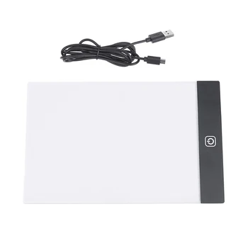 5V 2,8 W Grafik Tablet A5 LED Tegning Tablet Tynd Kunst Stencil tegnebrættet lyskasse Opsporing Tabel Pad 24*15cm