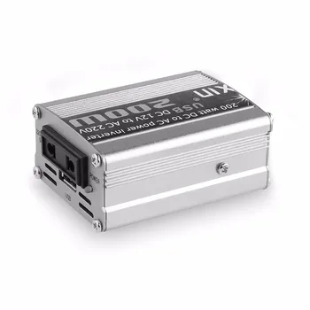 DOXIN inverter 12v, 220v 200W omformer 12 v til 220 v, modificeret sinuskurve strømforsyning switch lighter med USB